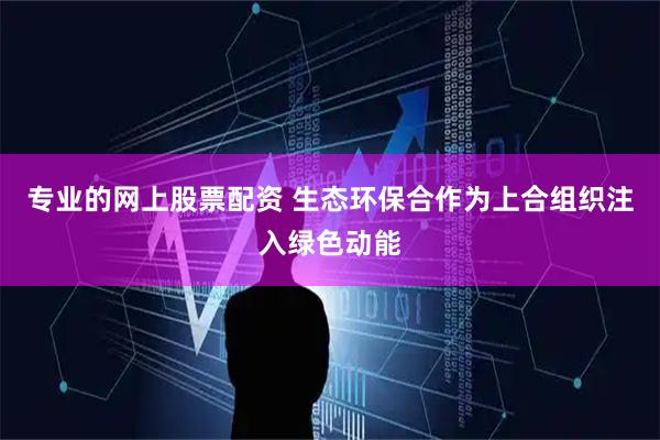 专业的网上股票配资 生态环保合作为上合组织注入绿色动能