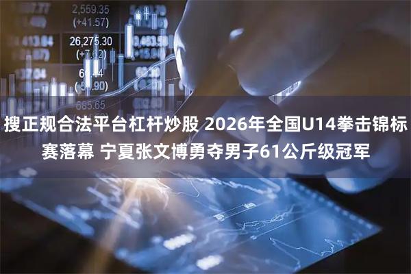 搜正规合法平台杠杆炒股 2026年全国U14拳击锦标赛落幕 宁夏张文博勇夺男子61公斤级冠军